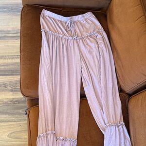 Pink/Purple Ruffled Pants